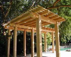 Wood trellis Wood trellis